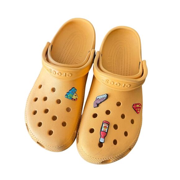 Justin Bieber x Crocs Drew House Classic Clog Yellow Limited Edition sz 12 main image 8